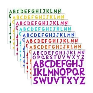 8 hojas de calcomanías de letras adhesivas de 1 pulgada 2_1