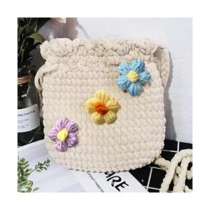 Colorful Flower Crochet Appliques 15pcs Colorful Hand_3