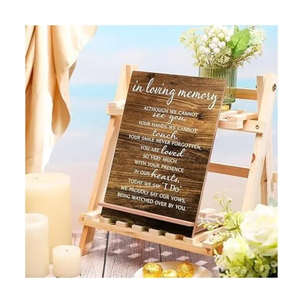 Letrero conmemorativo de mesa para bodas decoraciones de_6