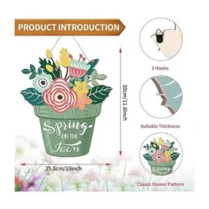 Coronas de pared de verano para puerta de verano_2