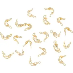 BENECREAT 150 piezas chapadas en oro de 18 quilates para_4