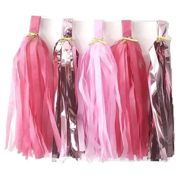 30 guirnaldas de borlas de papel pancarta de papel de_2
