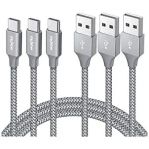 Cable USB C 3 pies paquete de 3 eyjiew 3A de carga_1