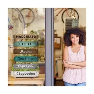 Letrero de café para decoración de barra de café_4