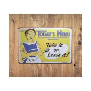 ERLOOD Letrero de metal para decoración de pared con_6