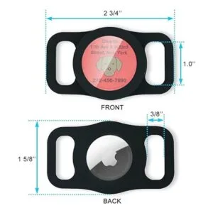 WHALEZON Soporte para collar de perro funda de silicona_2