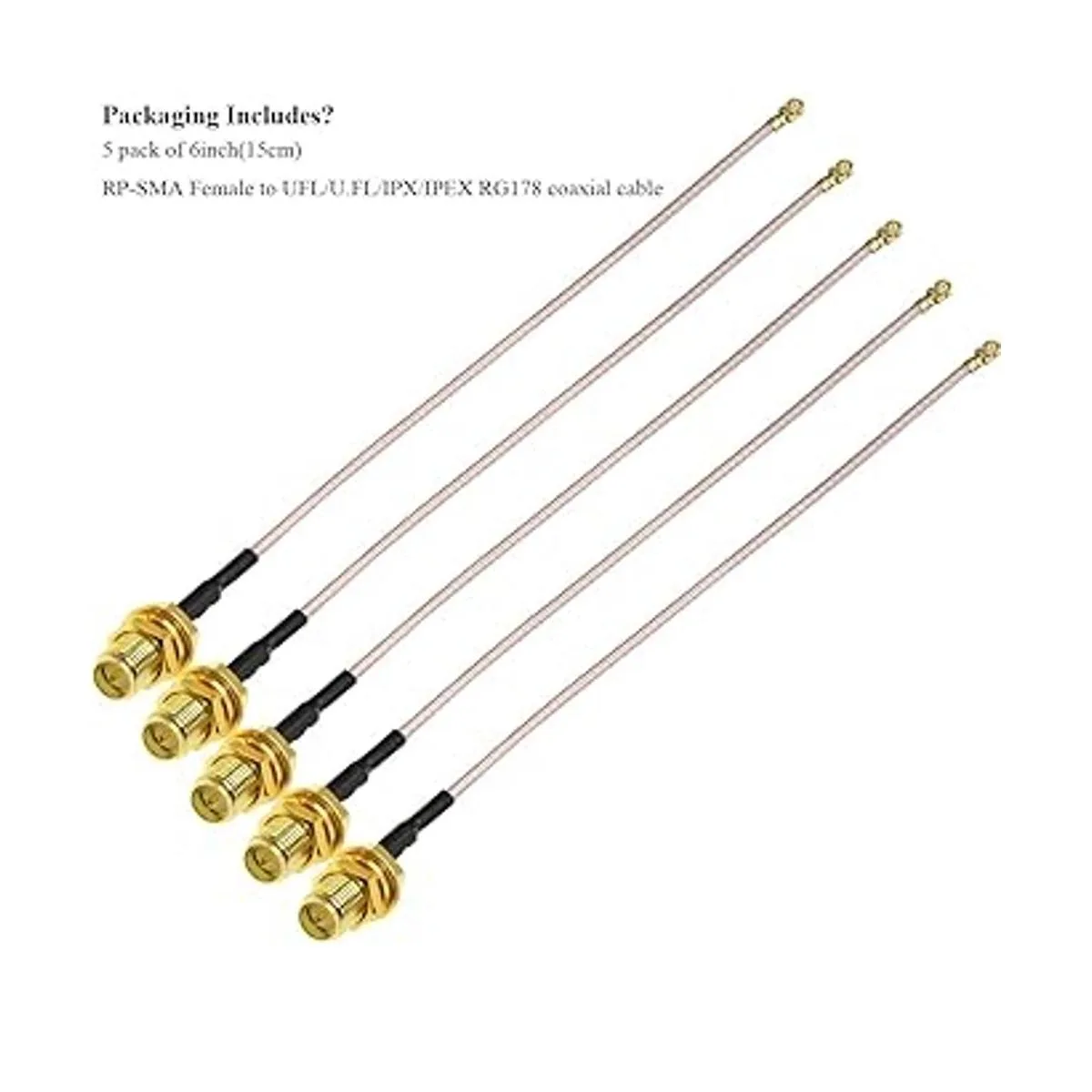 UFL SMA TUOLNK Paquete de 5 unidades de 6 pulgadas_6