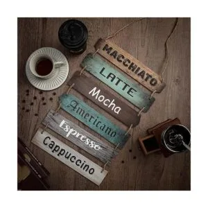 Letrero de café para decoración de barra de café_6