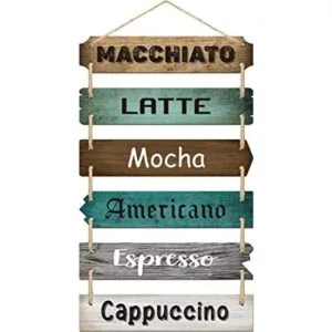 Letrero de café para decoración de barra de café_1