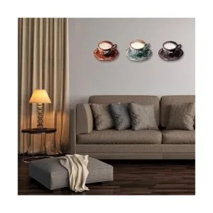 Letrero de madera con texto en inglés Latte Mocha Java_6