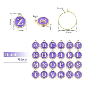 Aylifu 60 anillos dorados de copa de vino de 0.984 in y 2_3