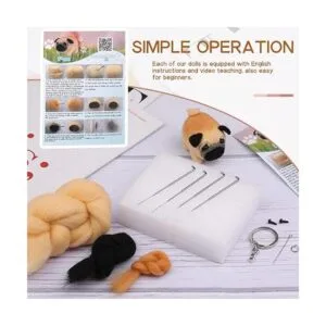 Kits de fieltro de aguja kits de suministros de fieltro_3