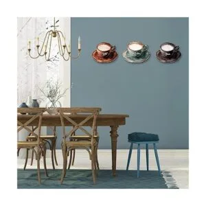 Letrero de madera con texto en inglés Latte Mocha Java_5