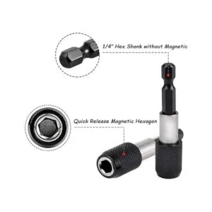 Mesee Juego de 3 brocas de extensión magnética con_2