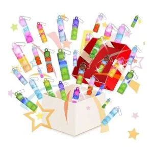 75 piezas de juguetes para ansiedad de Chirstmas Mini para_6