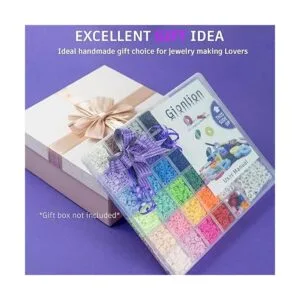 Gionlion 6000 cuentas de arcilla para hacer pulseras 24_6