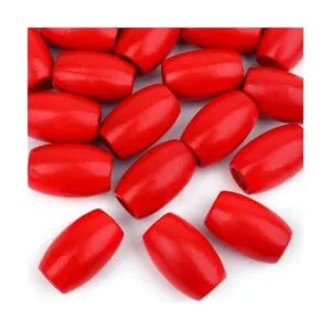 Aylifu 30 cuentas ovaladas de madera con barril espaciador_4