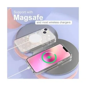 Tksafy Funda compatible con iPhone 13 diseño holográfico_5