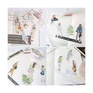 150 calcomanías para personas para suministros de diario_2