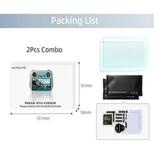 Kit de protección de pantalla para el controlador DJI RC_2