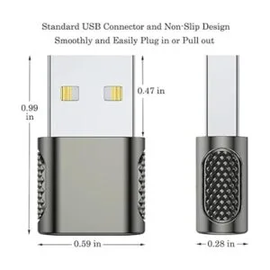 AuviPal Adaptador USB C hembra a USB macho paquete de 2_2