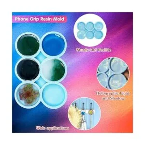 Molde de agarre para teléfono con 6 piezas de soporte para_3