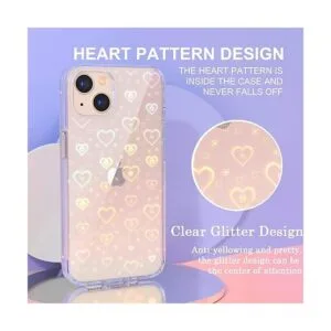 Tksafy Funda compatible con iPhone 13 diseño holográfico_2