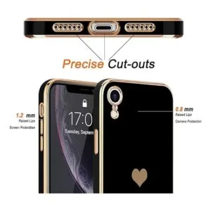 Teageo Funda compatible con iPhone Xr para mujeres y_3