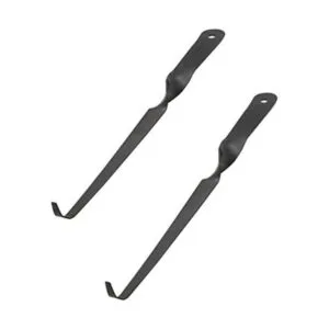 BAMILEE House Eforlike 2 piezas de acero inoxidable negro_1