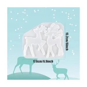 Moldes de resina de Navidad moldes de silicona para_2