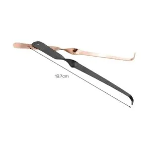 BAMILEE House Eforlike 2 piezas de acero inoxidable negro_3