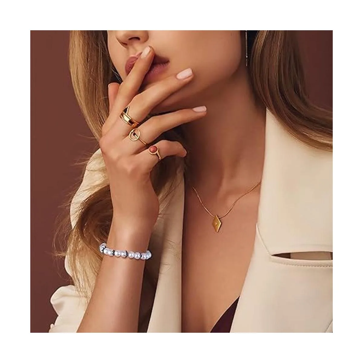 Gorras de cuentas de flores negras de 3.53 oz aleación_6