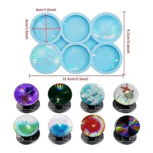 Molde de agarre para teléfono con 6 piezas de soporte para_4