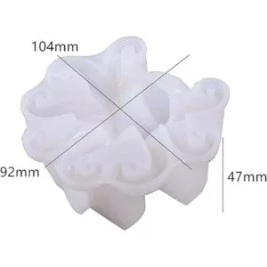 Molde de resina de silicona de pulpo con forma de mar 3D_2