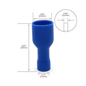 Baomain rápida desconecta vinilo Totalmente aislado Spade_4