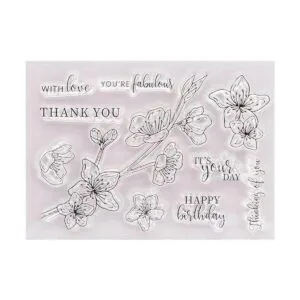 Arbuya DIY Flores Hojas Frase Sentiment Decorativo Claro_2