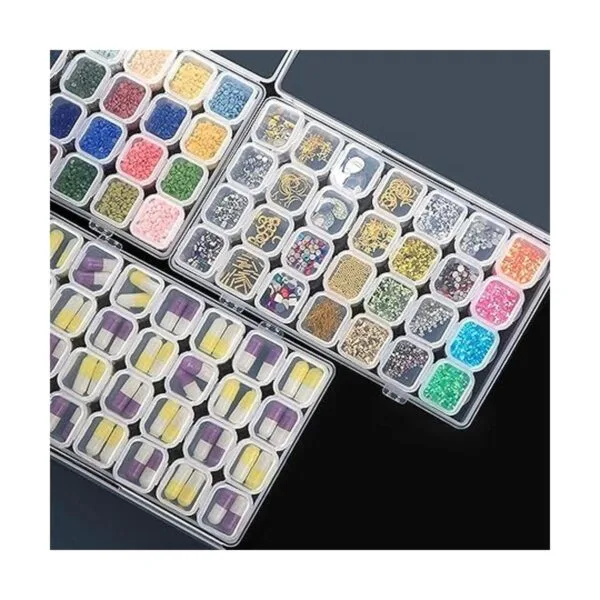 Paquete de 2 cajas de almacenamiento de pintura de_5