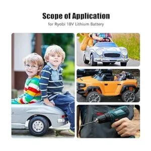 Adaptador de ruedas de alimentación para Ryobi kit de_6