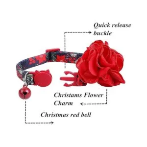 BoomBone Collar de gato de Navidad dije de collar de_2