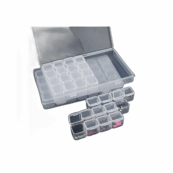 Paquete de 2 cajas de almacenamiento de pintura de_1