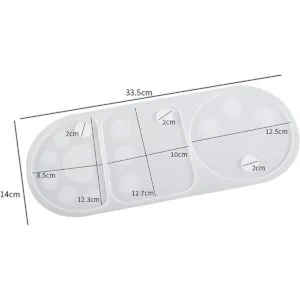 Paleta de maquillaje para moldes de resina de silicona_6