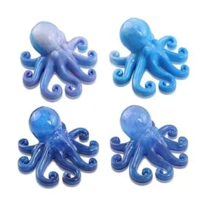 Molde de resina de silicona de pulpo con forma de mar 3D_3