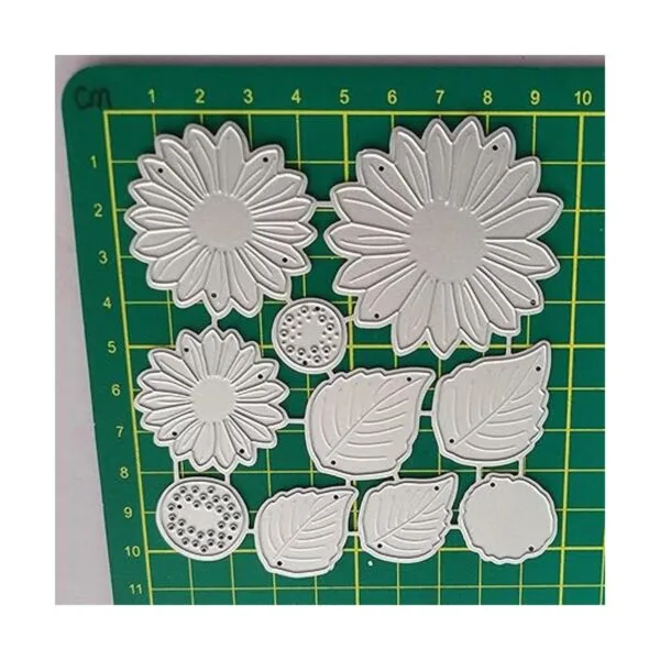 Juego de troqueles de metal de girasoles juego de_4