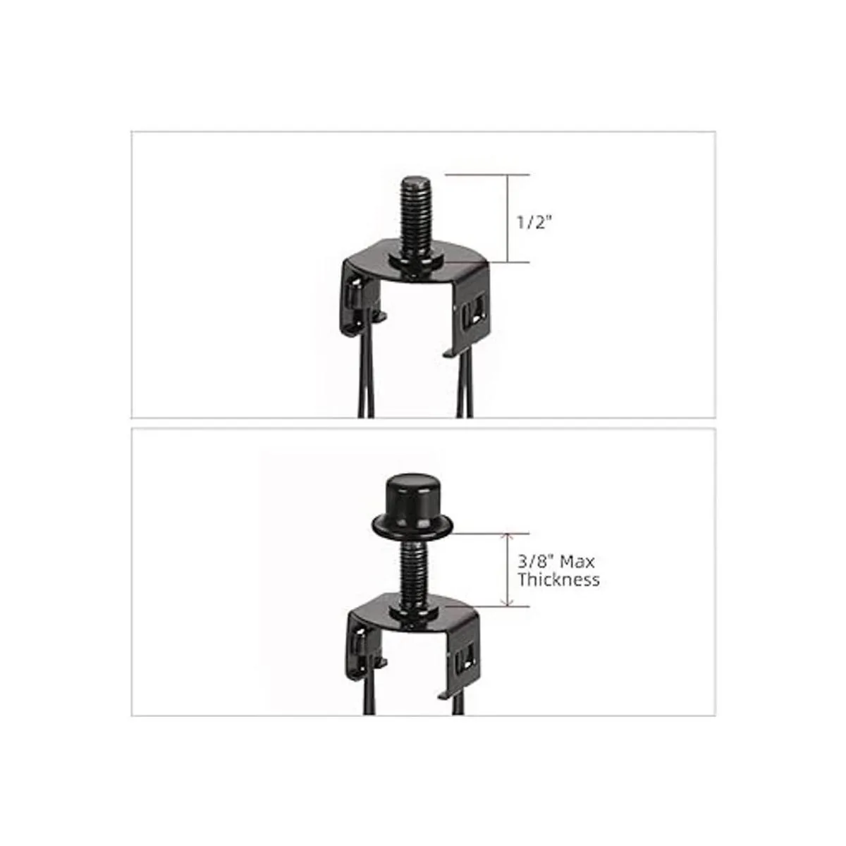 ALUCSET Paquete de 2 adaptadores de clip de bombilla para_3
