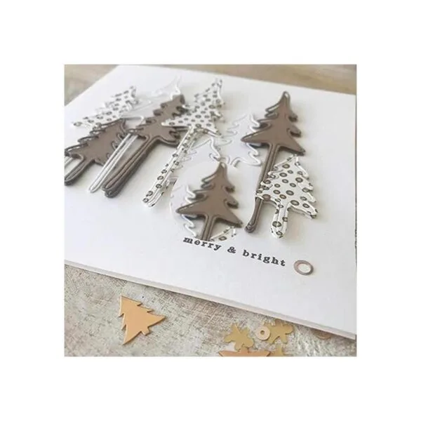 3 piezas de troqueles de metal para árbol de Navidad_5