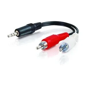 C2G 40421 Value Series One Cable en Y estéreo macho de_2