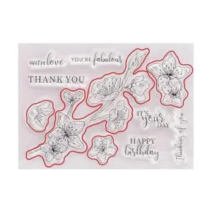 Arbuya DIY Flores Hojas Frase Sentiment Decorativo Claro_1
