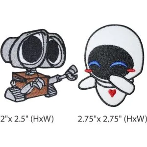 Octory 2 parches WallE para planchar para ropa de sierra o_2