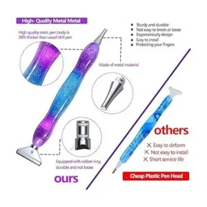 Kit de 16 piezas de bolígrafos de pintura de diamante con_3