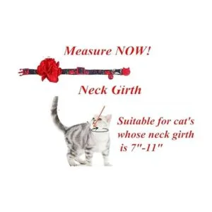 BoomBone Collar de gato de Navidad dije de collar de_4